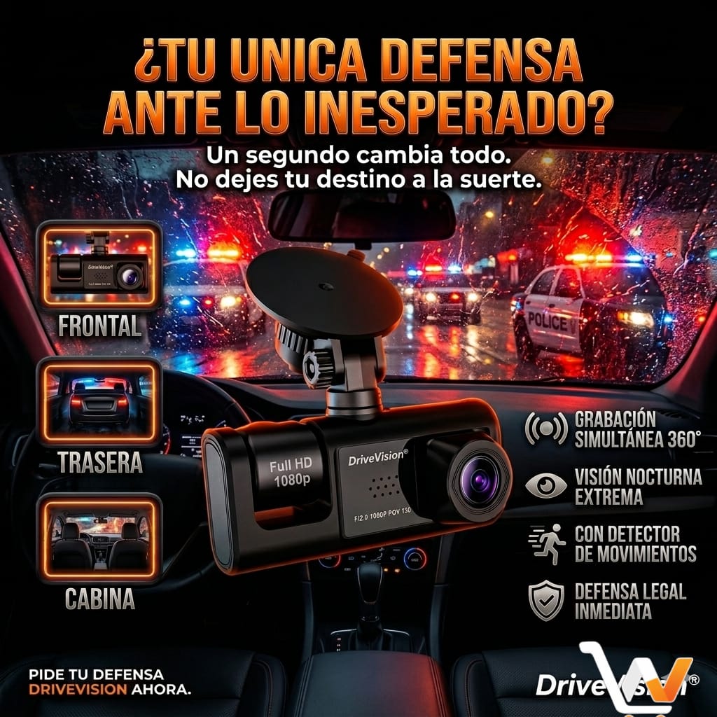 Camara para auto 3 en 1. DriveVision®