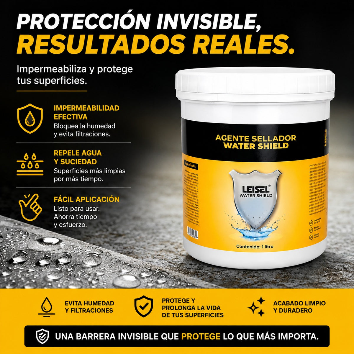 Sellador Líquido Impermeabilizante 1L