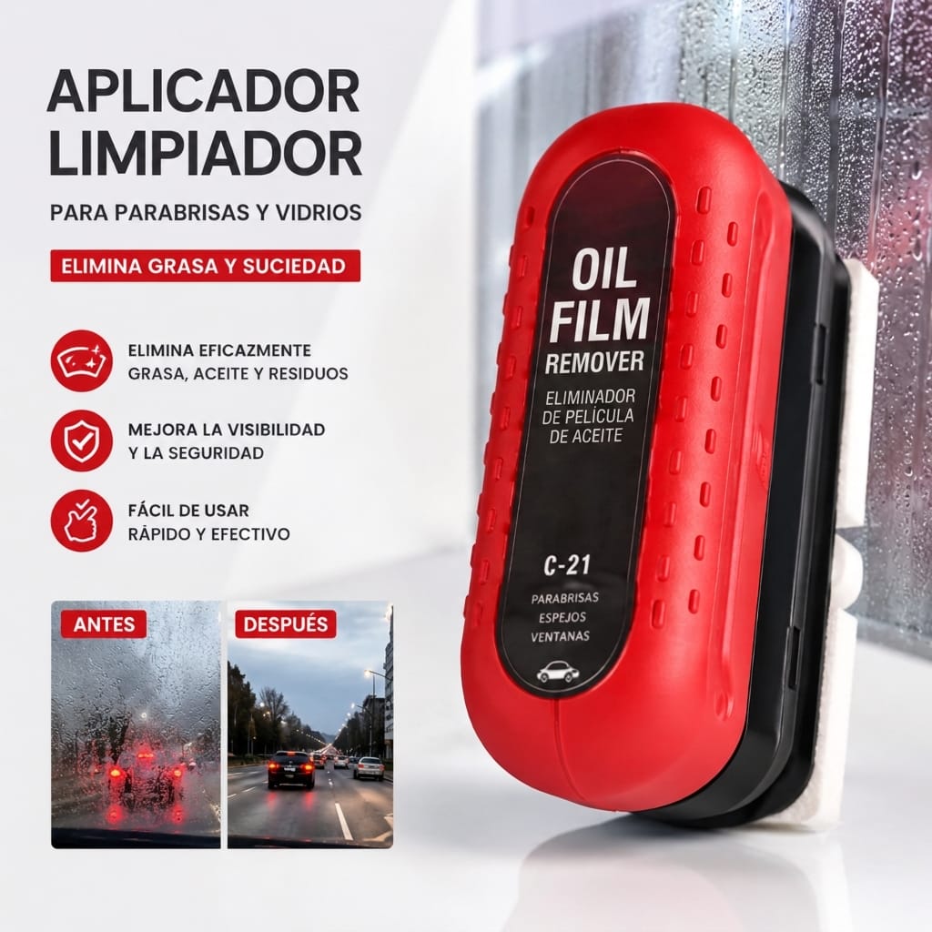 Limpiador De Grasa De Parabrisas OilFilm®