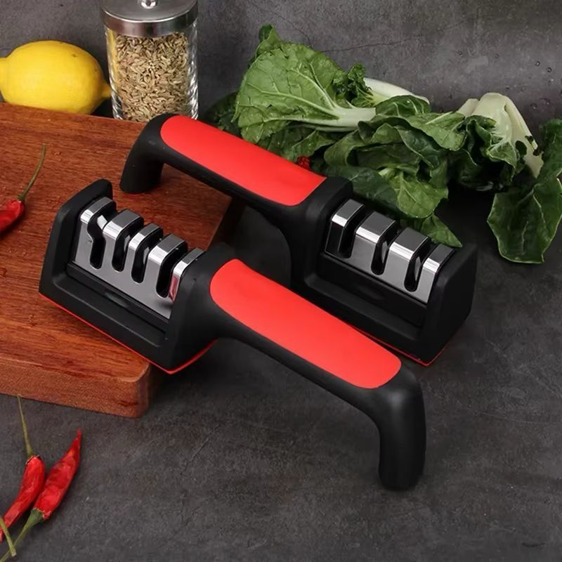 AFILADOR DE CUCHILLOS MANUAL CON MANGO ERGONÓMICO